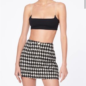 Cami NYC Credance Houndstooth skirt